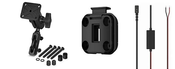 KIT MONTAGEM + FONTE ALIMENTAÇÃO GPS ZUMO XT E XT2