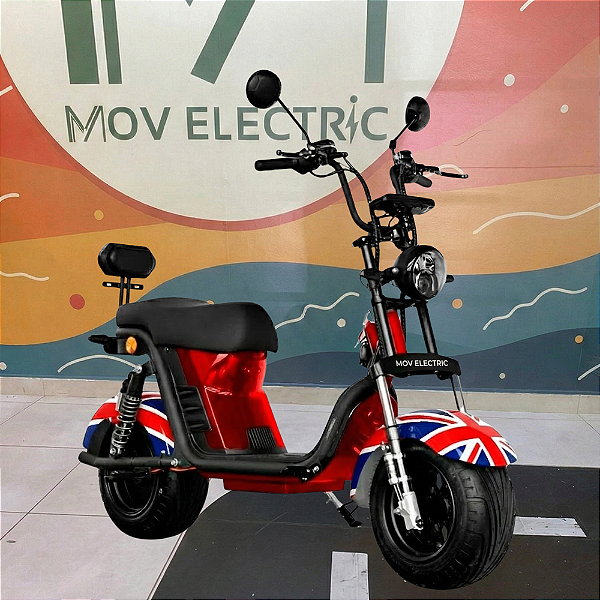 Scooter Elétrica RX 1000W 60V Safe Electric – Potência e Autonomia Não Precisa Cnh