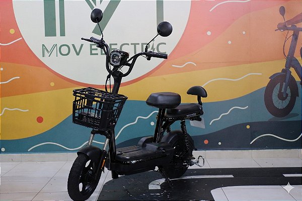 Bicicleta Elétrica Mov City 350w 48v Scooter Elétrica Aro 14