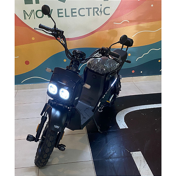 Scooter Elétrica Explorer 1000W 60V Lítio c/ Alarme e 2 Lugares