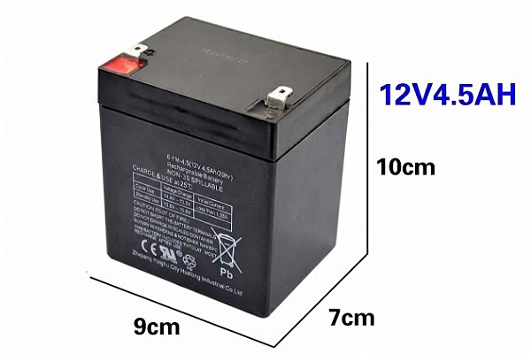 Bateria. Brinquedos Diversos  12v 4.5ah