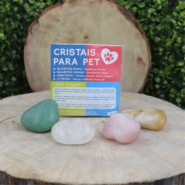 Kit Para Pet - Cristais para Energização