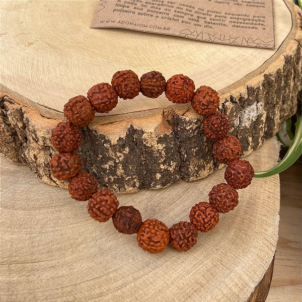 Pulseira de Rudraksha - Proteção Energética