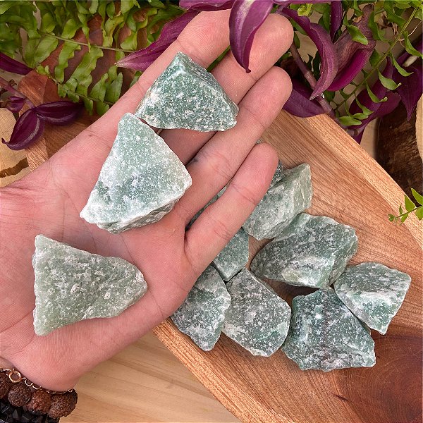 Quartzo Verde Bruto - Cristal da Saúde