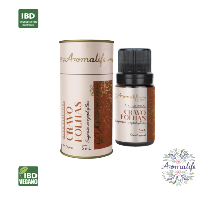 Óleo Essencial Cravo Folhas 5ml