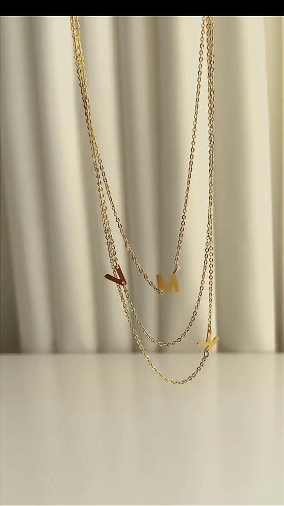 Colar Letra - LETRA K