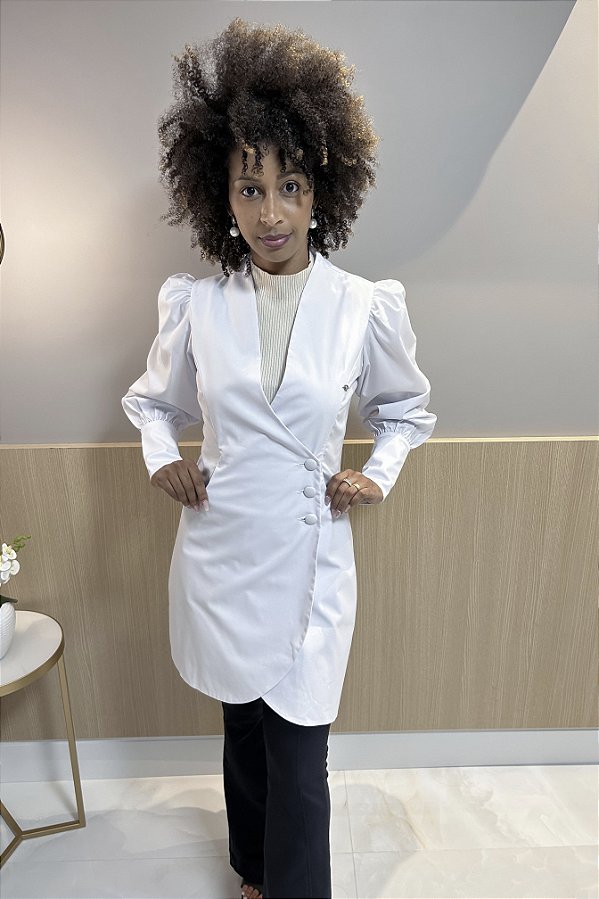 Jaleco Feminino Ametista Branco