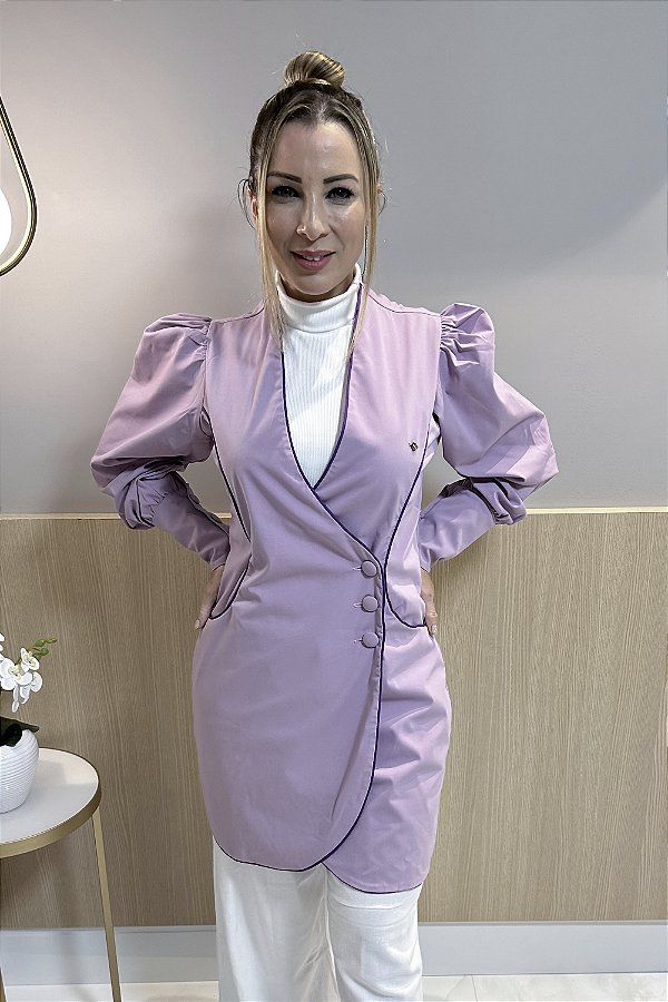 Jaleco Feminino Ametista Lilás