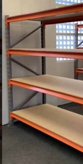 MINI PORTA PALLET SILM 250 KG CONTINUAÇÃO COM PLANO MDF 4 NÍVEIS 200X180X80