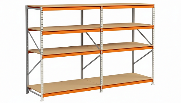 CORREDOR MINI PORTA PALLET SLIM 2 MÓDULOS 4 NÍVEIS