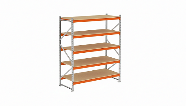 Mini Porta Pallet INICIAL 5 Níveis Com Plano em Madeira