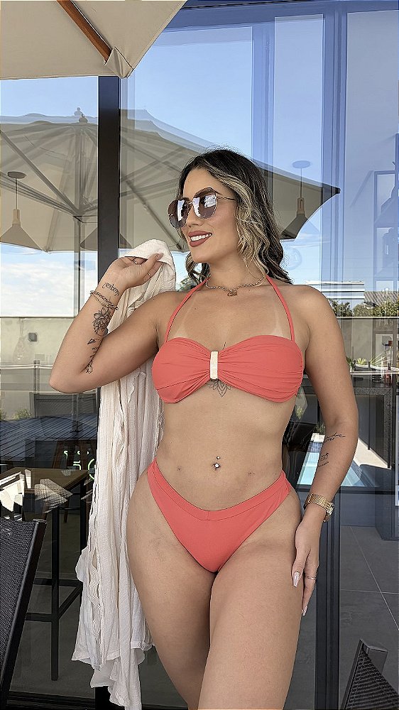 Biquíni Pietra com Tanga Jade Fio Conforto