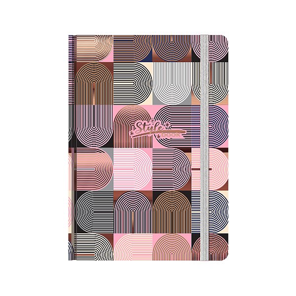 Caderno Style Book Abstrato