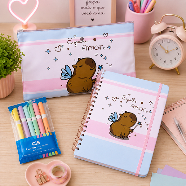 Kit de Estudos 3 Itens - Espalhe Amor