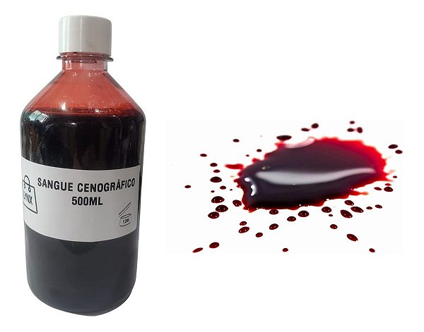 Sangue Falso Artificial 500ml  P/ Festa E Efeitos Especiais