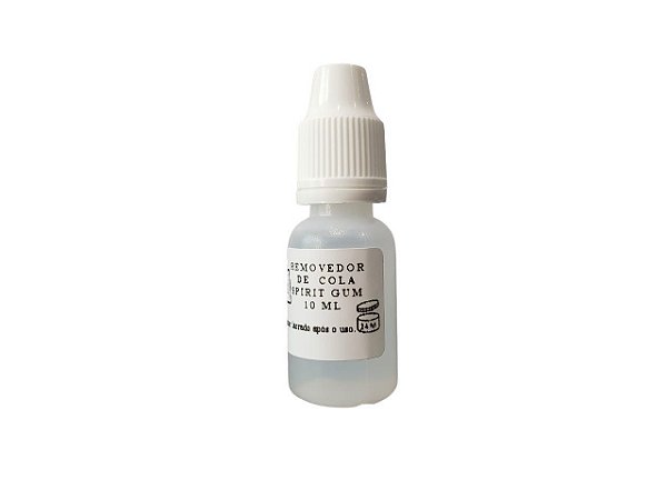 Líquido removedor de cola spirit gum verniz 10 ml