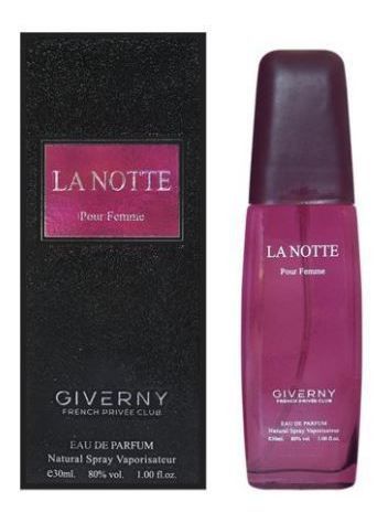 Perfume Feminino Importado 30ml La Notte Pour Femme Giverny