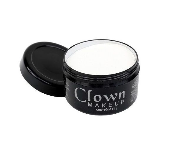 Clown branco 60gr a prova d'água maquiagem artística rostinh