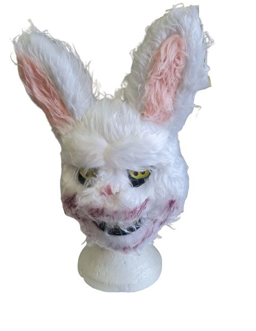 Fantasia Máscara coelho assassino Branco