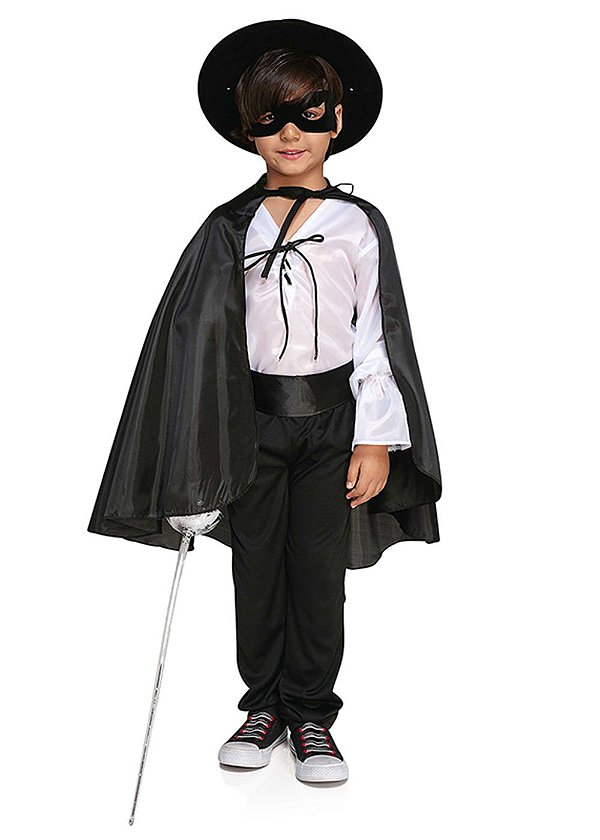 Fantasia Infantil Halloween Roupa Vampiro Drácula Com Capa