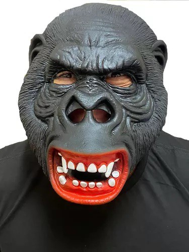 Fantasia Mascara de Gorila super realista Carnaval Festa