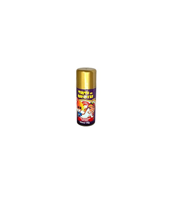Tinta Temporária Spray para Cabelo - Dourado 120ml - 01 UN