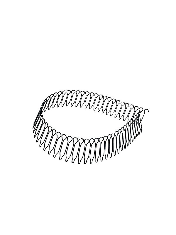 Kit 3 Tiaras Bell Zig Zag acessório Para Penteados De Cabelo