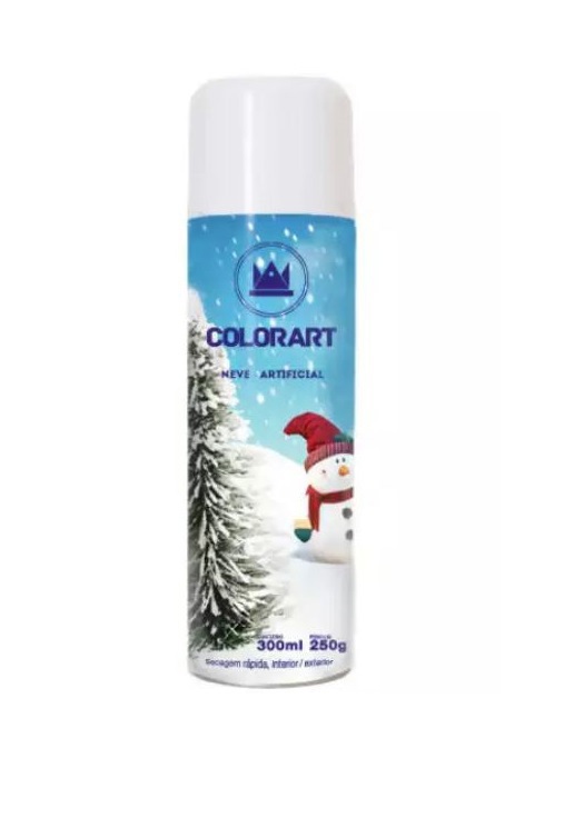 Neve Artificial 300ml Decoração Arvore Natal  Boneco de Neve