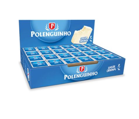 Kit 5 caixas de Polenguinho Polenghi Queijo Processado Kit 360un
