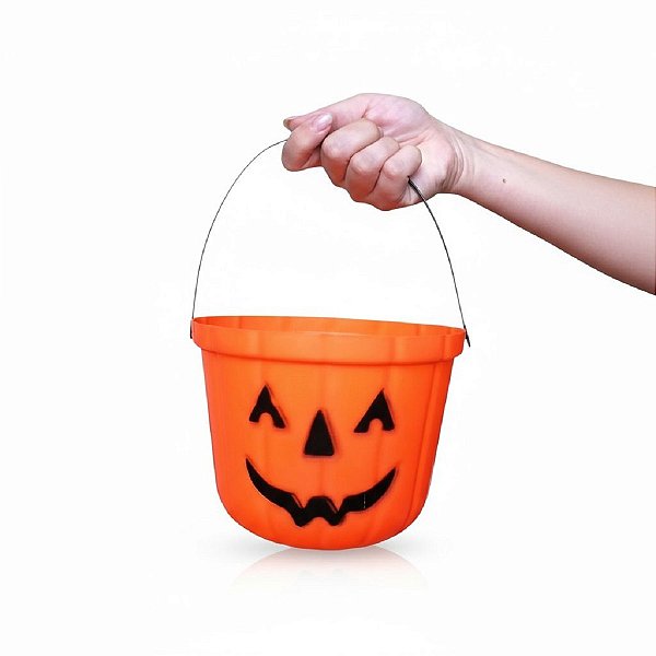 Kit 3un Caldeirão Abobora Grande Decoração festa Halloween