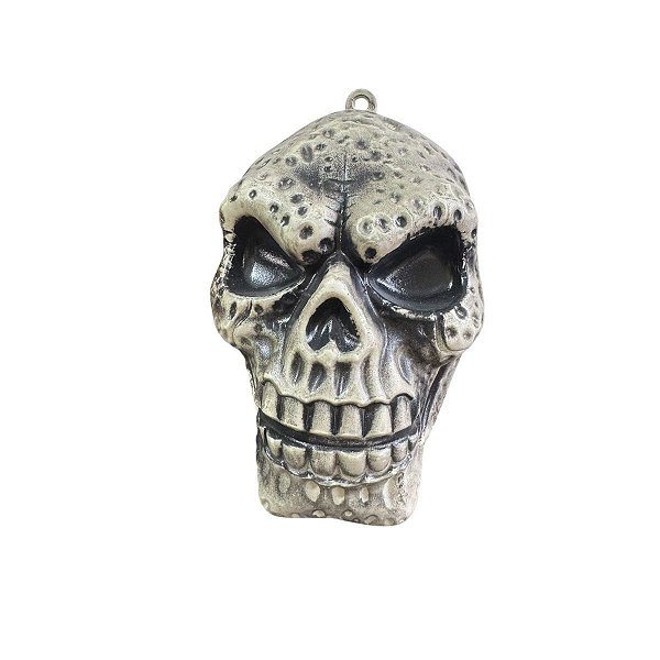 Decoração Halloween caveira para mesa ou pendurar plastico