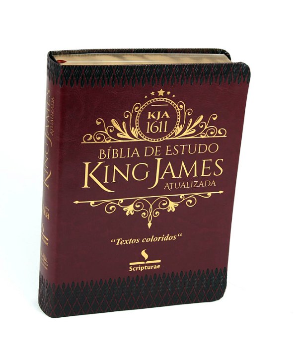 Bíblia Sagrada De Estudo King James  Atualizada  Capa Luxo