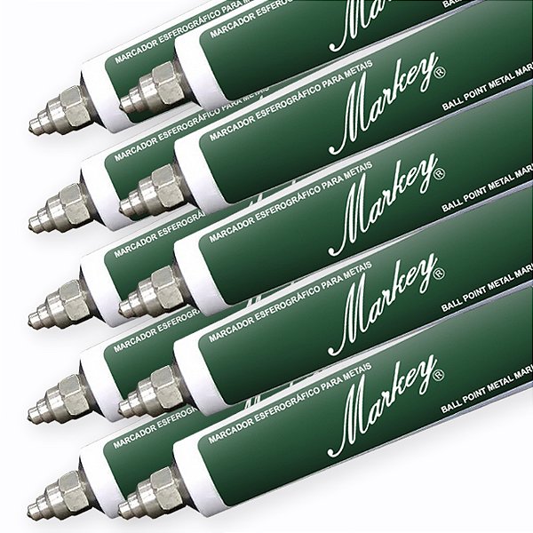 Kit 10 Marcadores Industriais Markey 60ml - Marktub