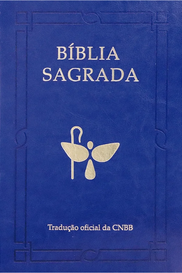 Bíblia Luxo Azul - Letra grande 6ª Edição