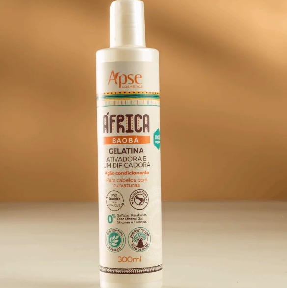 Gelatina Ativadora e Umidificadora Baobá África Apse / Apice 300ml