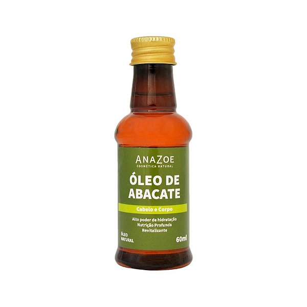 Óleo de Abacate Cabelo e Corpo 60ml Anazoe