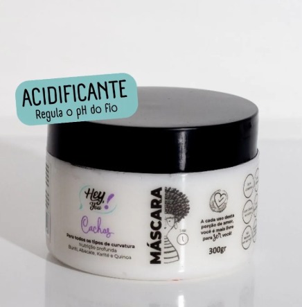 Máscara ACIDIFICANTE e Nutrição Hey, Afrodite! - 300gr