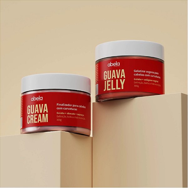 Dupla Finalização Capilar Guava (Finalizador + Gelatina Vegana) Abela