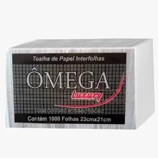 Papel Interfolha 2 Dobras Omega Luxury 22X21