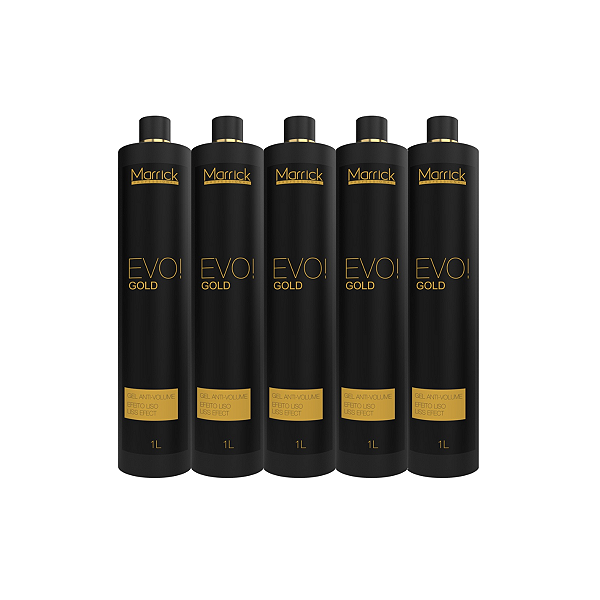 Kit Evo Gold Efeito Liso Gel (5 UNIDADES) - Marrick Professional