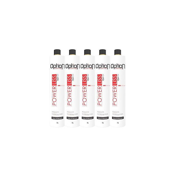 Kit Progressiva Power Liss Liso Intenso (5 UNIDADES) - Option Hair Pro