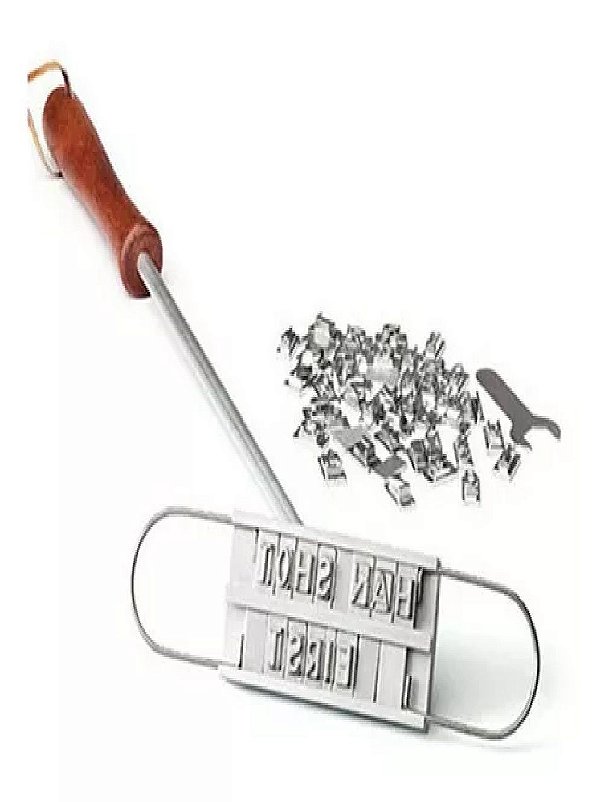 Kit Para Personalizar Churrasco 55 Letras Para Marcar Carne
