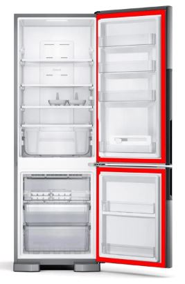 Borracha para geladeira inverse BRE80A / BRN80A / BRO80A / WRE80A  - 69x80 +100x80