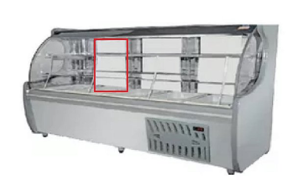 Borracha para balcão POLAR/GELOPAR  BBRC-175 - COLADA -  625 x 525