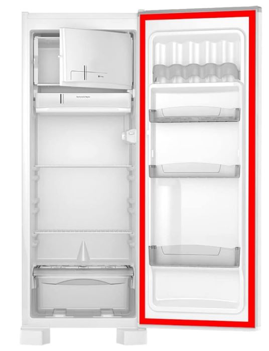 Borracha Geladeira BRASTEMP XVE28 - 155X58CM  ENCAIXE