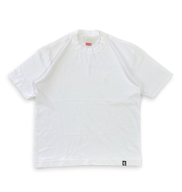 Camiseta Tubular Caosart logo off-white