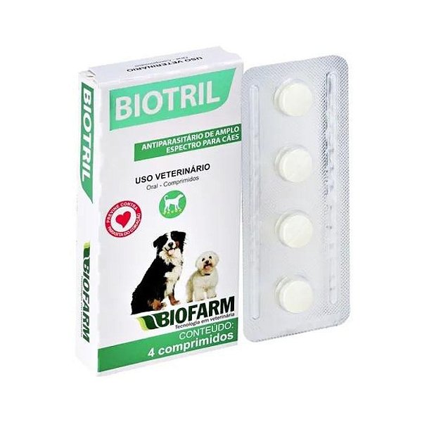 Biotril Com 4 Comprimidos - Biofarm