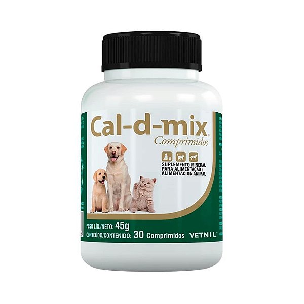 Cal-d-mix 30 Comprimidos - Vetnil