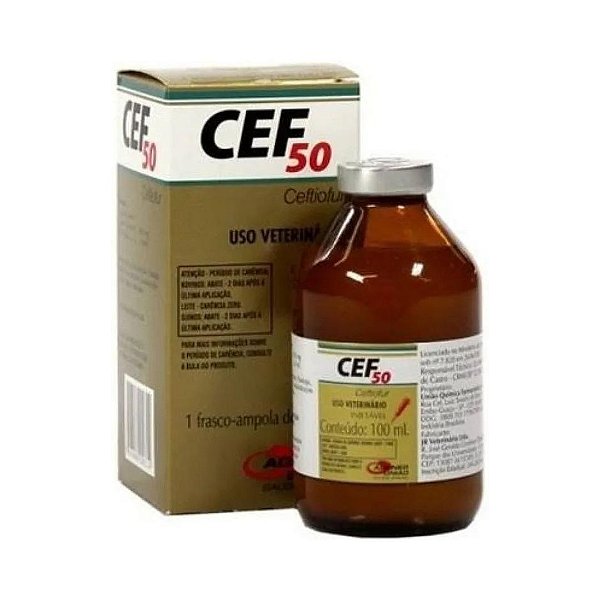 Cef-50 Ceftiofur Injetável 100 mL - Agener União