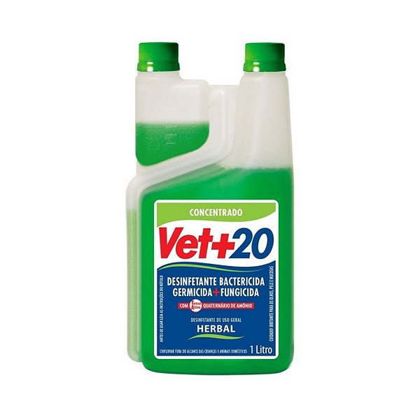 Desinfetante Vet+20 Herbal 1 Lt